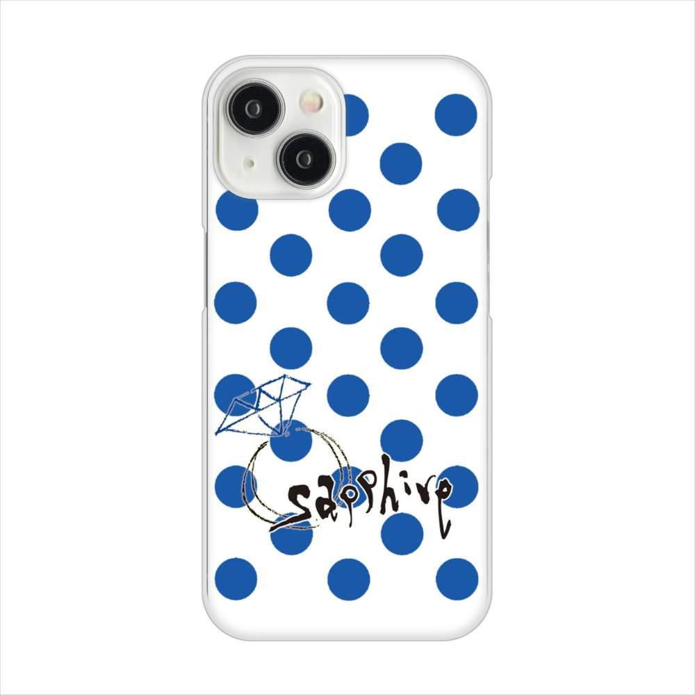 iPhone15 高画質仕上げ 背面印刷 ハードケース大野詠舟 誕生石