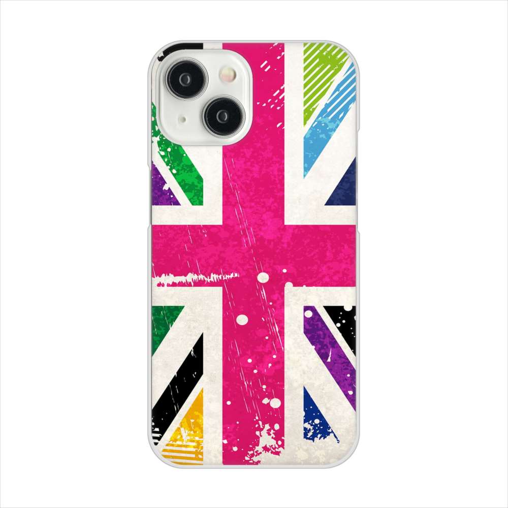 iPhone15 高画質仕上げ 背面印刷 ハードケースユニオンジャック