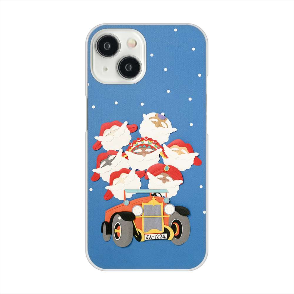 iPhone15 高画質仕上げ 背面印刷 ハードケースクリスマス