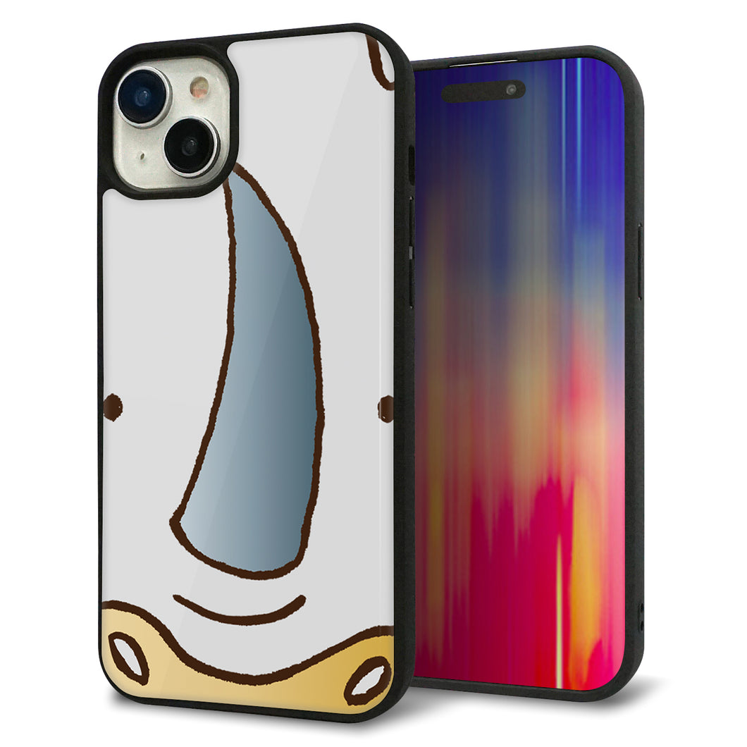 iPhone15 Plus 強化ガラス&TPUスマホケース ガラプリ【350 さい】