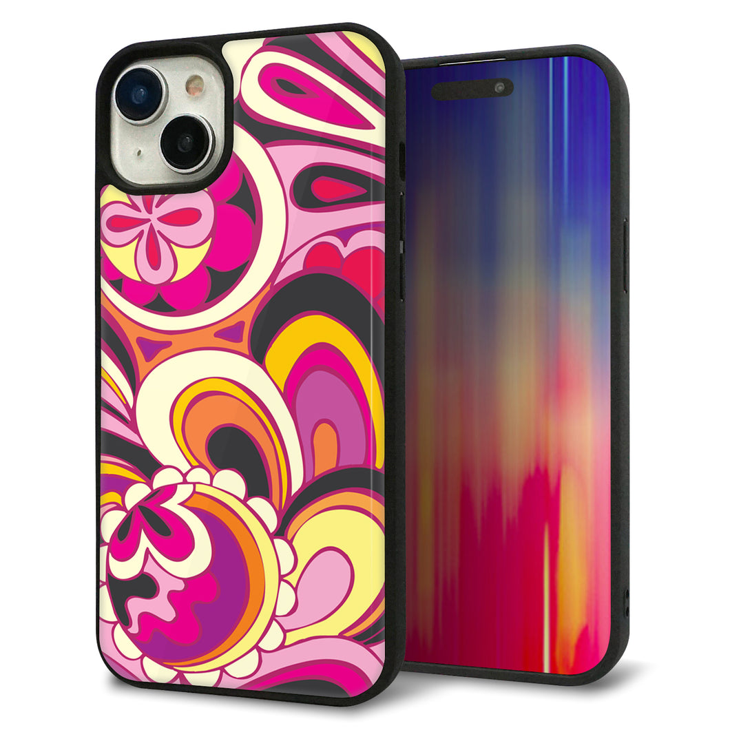 iPhone15 Plus 強化ガラス&TPUスマホケース ガラプリ【586 ブローアップカラー】