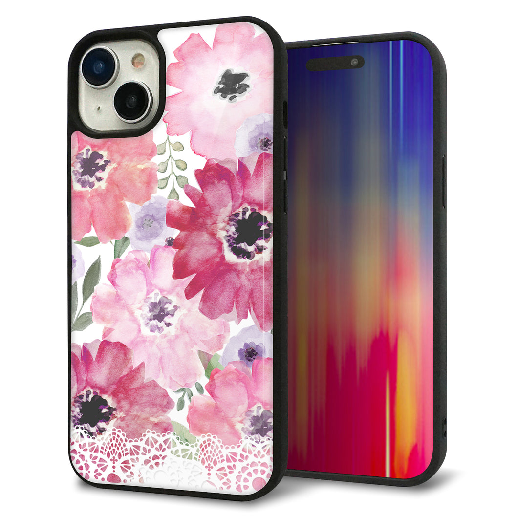 iPhone15 Plus 強化ガラス&TPUスマホケース ガラプリ【SC943 ドゥ・パフューム1】