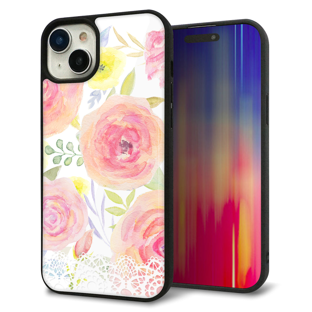 iPhone15 Plus 強化ガラス&TPUスマホケース ガラプリ【SC945 ドゥ・パフューム3】