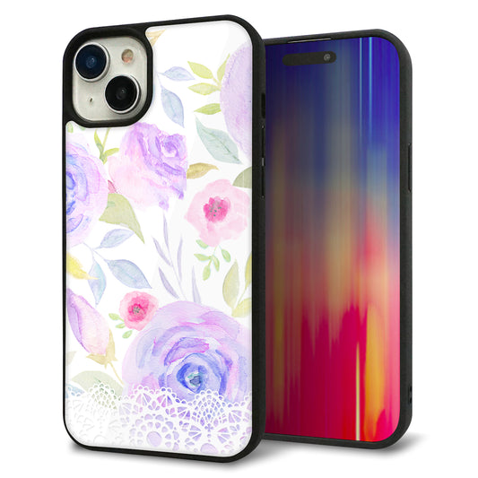 iPhone15 Plus 強化ガラス&TPUスマホケース ガラプリ【SC946 ドゥ・パフューム4】