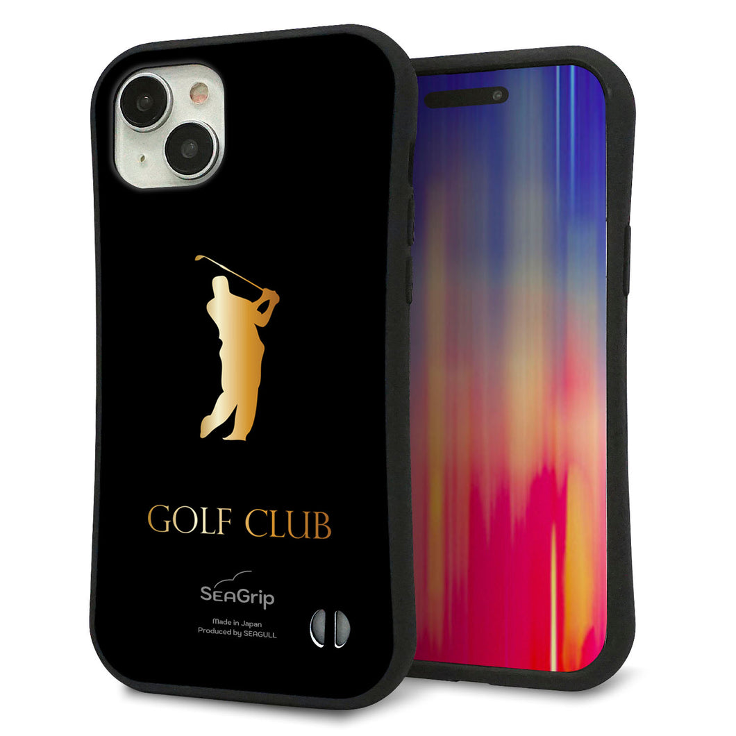iPhone15 Plus スマホケース 「SEA Grip」 グリップケース Sライン 【610 GOLFCLUB】 UV印刷