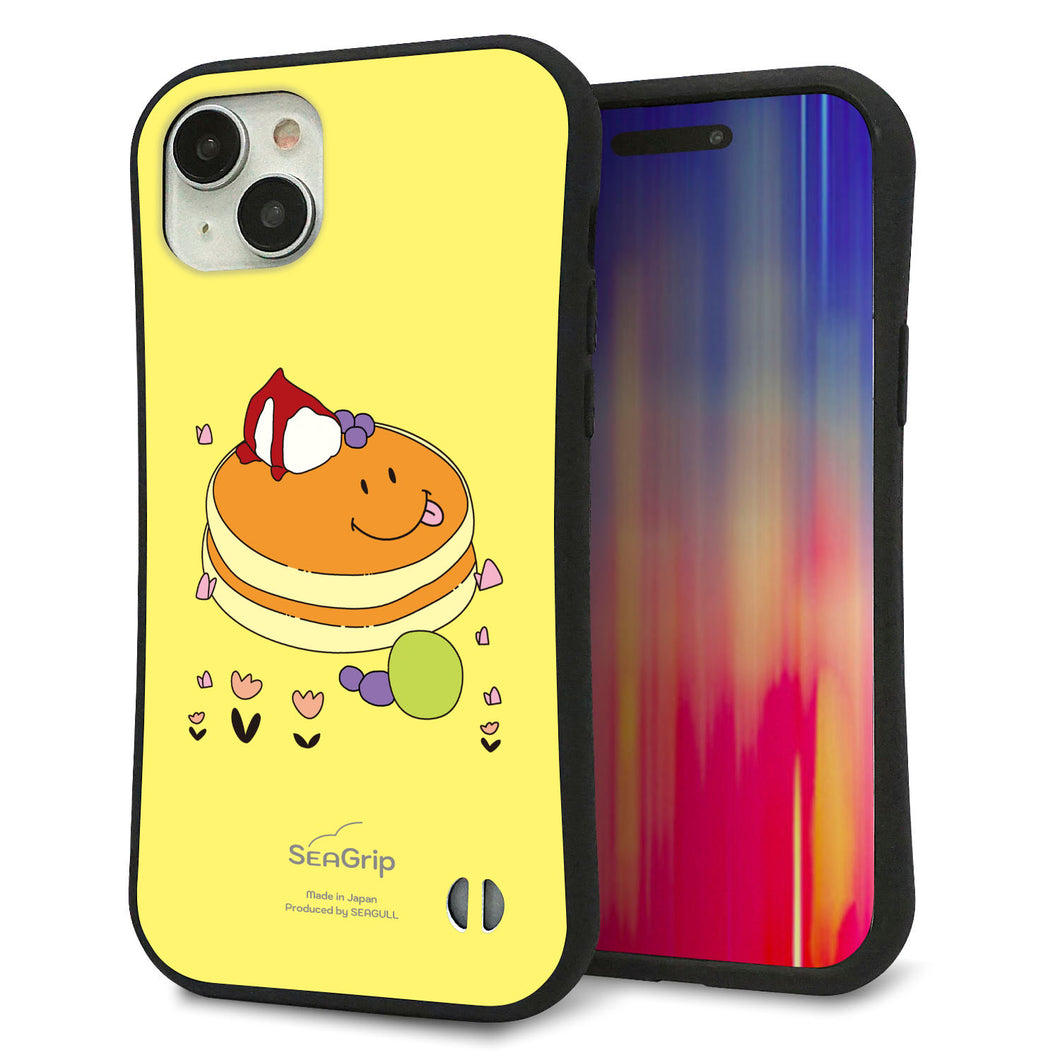 iPhone15 Plus スマホケース 「SEA Grip」 グリップケース Sライン 【MA901 パンケーキ】 UV印刷
