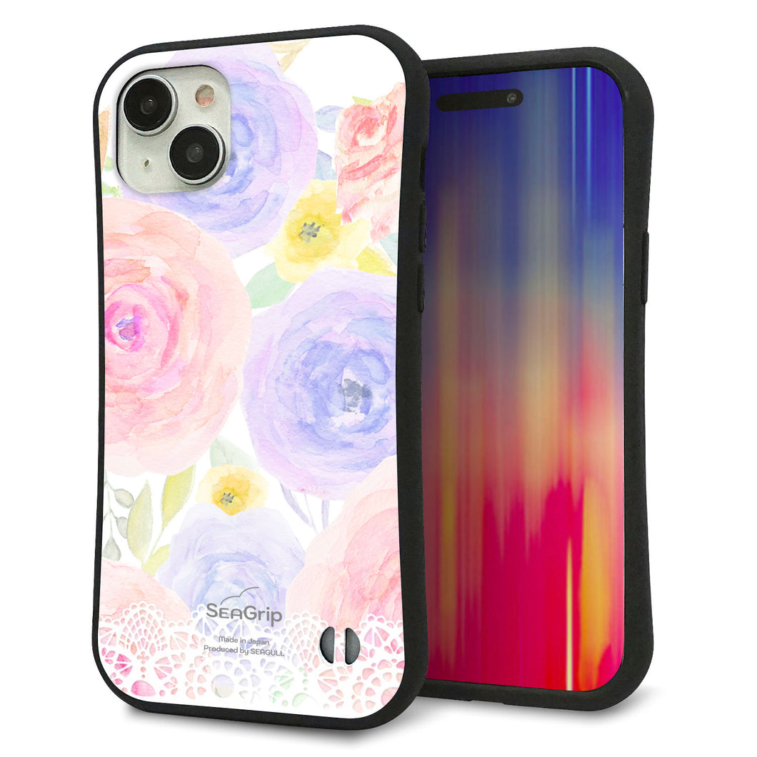 iPhone15 Plus スマホケース 「SEA Grip」 グリップケース Sライン 【SC947 ドゥ・パフューム5】 UV印刷