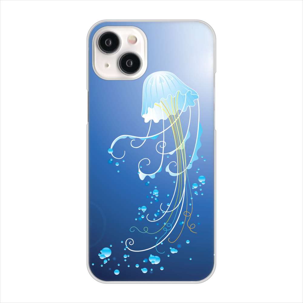 iPhone15 Plus 高画質仕上げ 背面印刷 ハードケース 【362 ジェリーフィシュ】