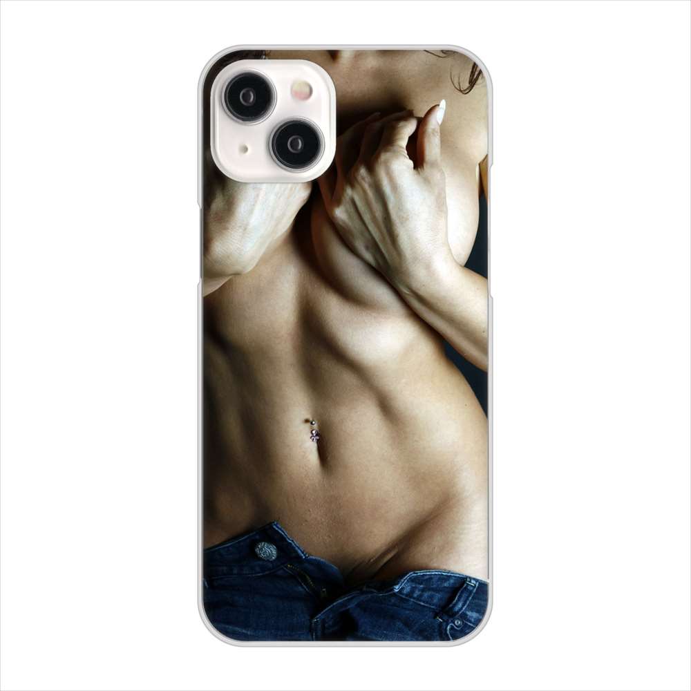 iPhone15 Plus 高画質仕上げ 背面印刷 ハードケース 【602 ボディライン】