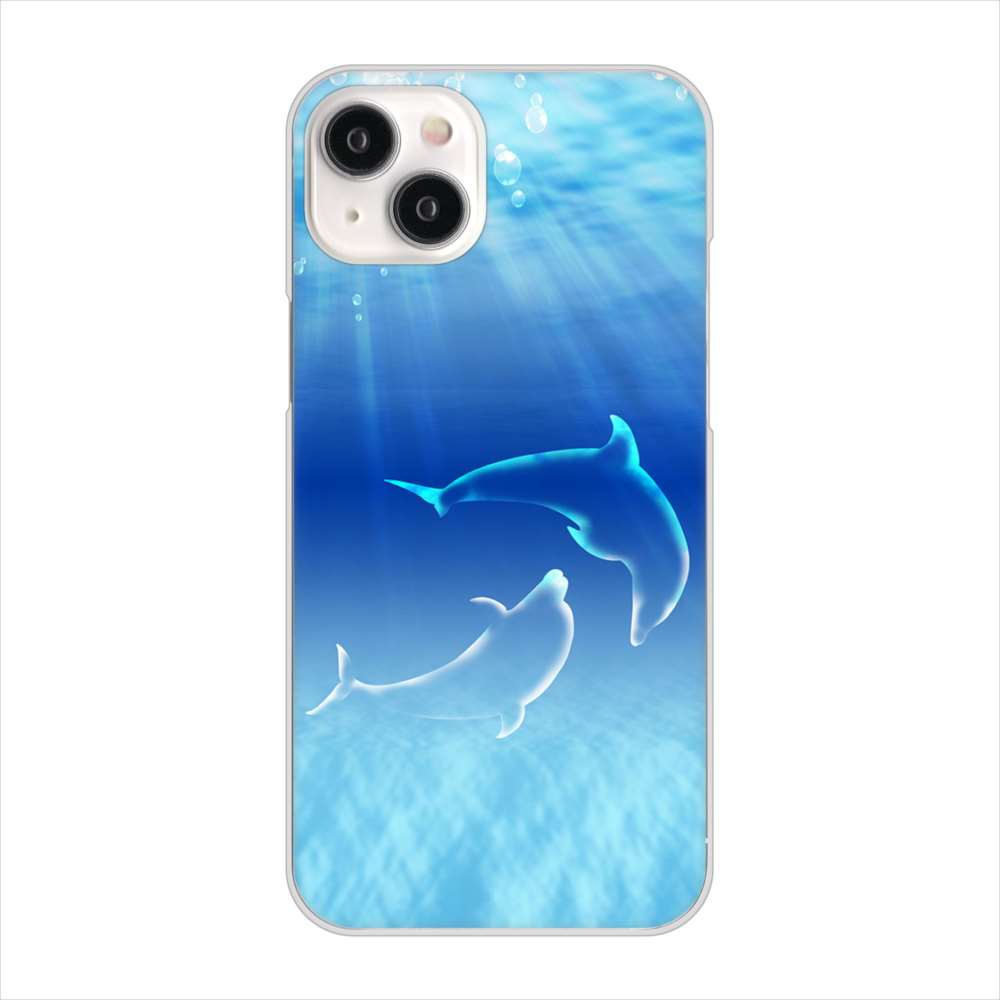 iPhone15 Plus 高画質仕上げ 背面印刷 ハードケース海の守り神