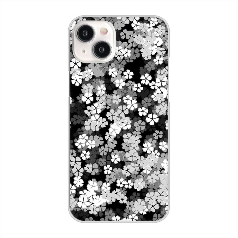 iPhone15 Plus 高画質仕上げ 背面印刷 ハードケース 【1332 夜桜】