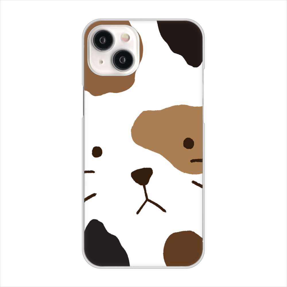 iPhone15 Plus 高画質仕上げ 背面印刷 ハードケース 【IA801 みけ】