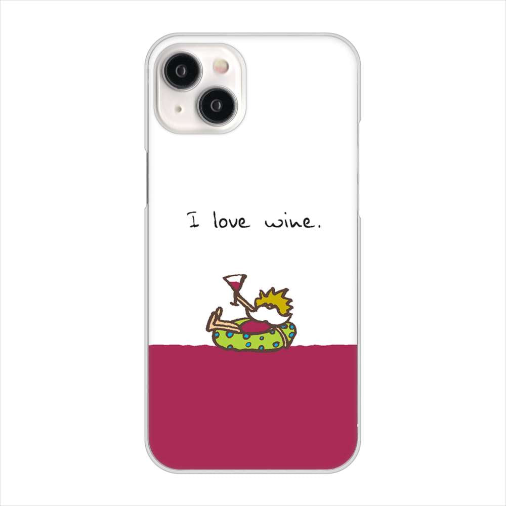 iPhone15 Plus 高画質仕上げ 背面印刷 ハードケース 【IA811 ワインの神様】