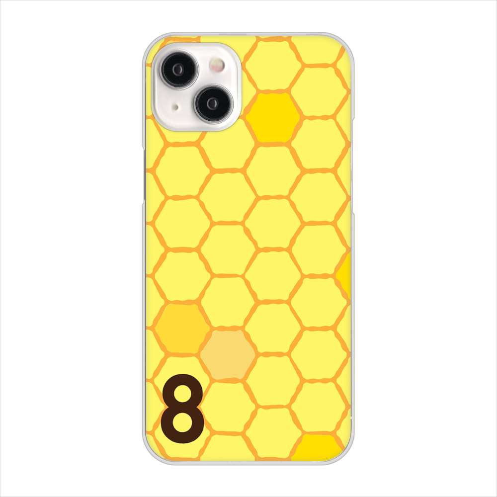 iPhone15 Plus 高画質仕上げ 背面印刷 ハードケース 【IB913 はちの巣】