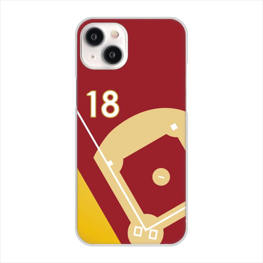 iPhone15 Plus 高画質仕上げ 背面印刷 ハードケースbaseball