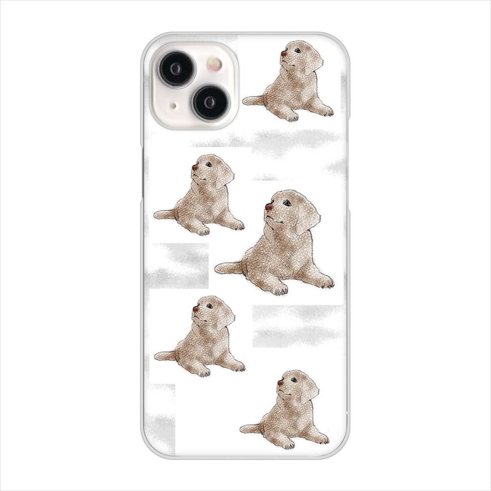 iPhone15 Plus 高画質仕上げ 背面印刷 ハードケースラブラドールレトリバー