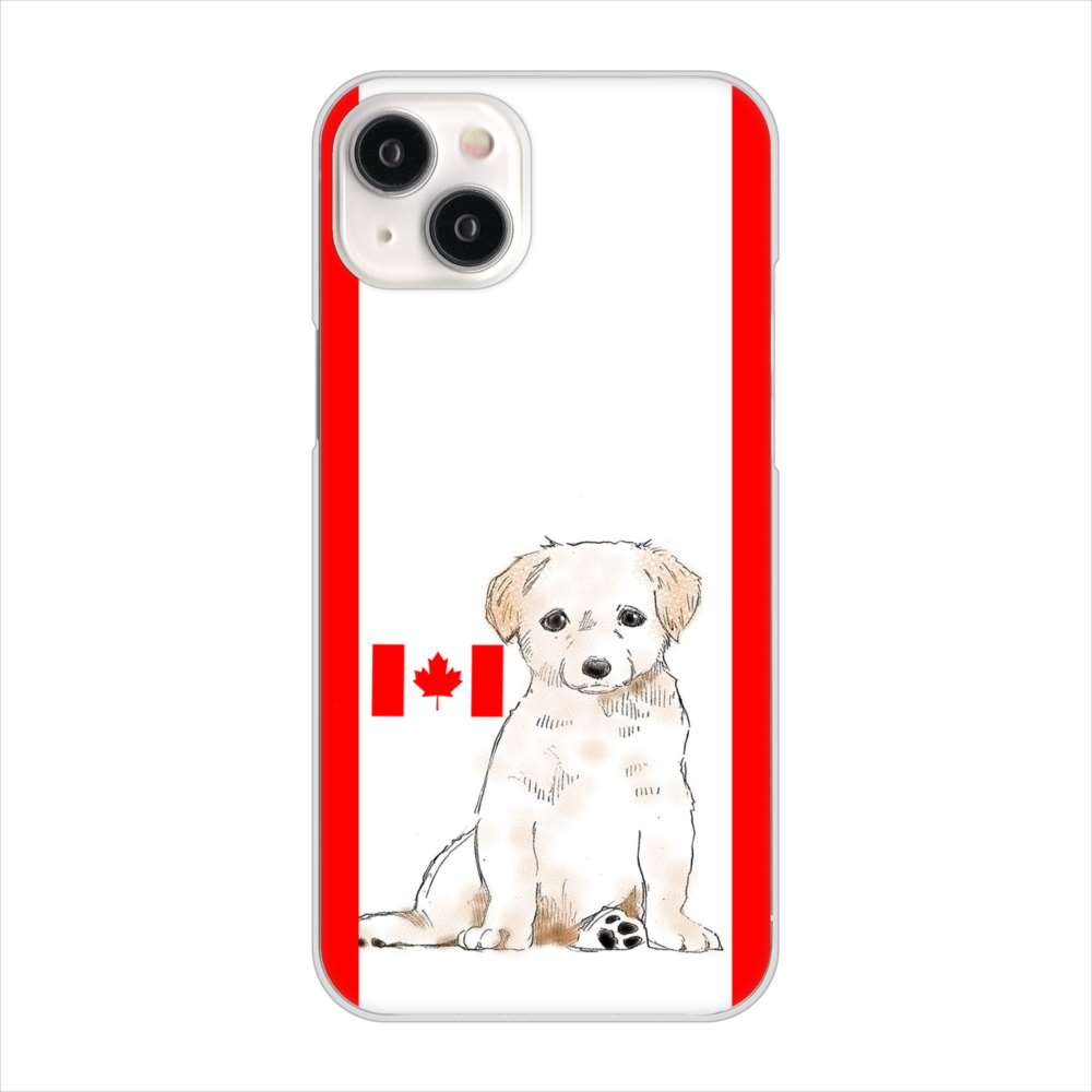 iPhone15 Plus 高画質仕上げ 背面印刷 ハードケースラブラドールレトリバー