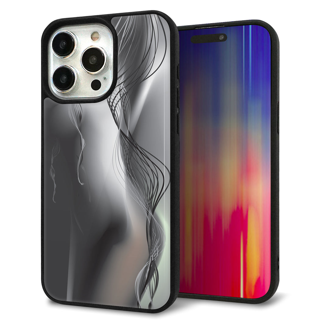 iPhone15 Pro Max 強化ガラス&TPUスマホケース ガラプリ【566 ボディウォール】