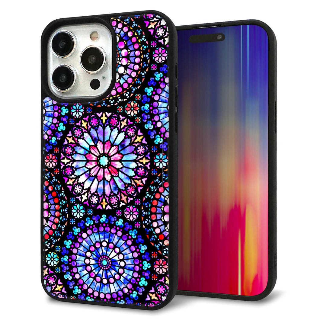 iPhone15 Pro Max 強化ガラス&TPUスマホケース ガラプリ【MA953 パターン柄 A】