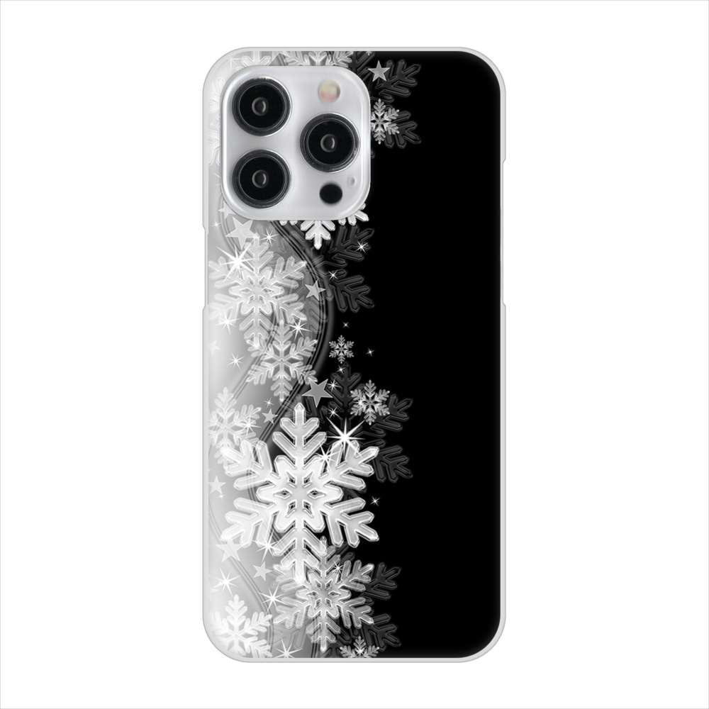 iPhone15 Pro Max 高画質仕上げ 背面印刷 ハードケース 【603 白銀と闇】