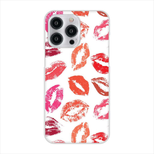 iPhone15 Pro Max 高画質仕上げ 背面印刷 ハードケース 【734 キスkissキス】
