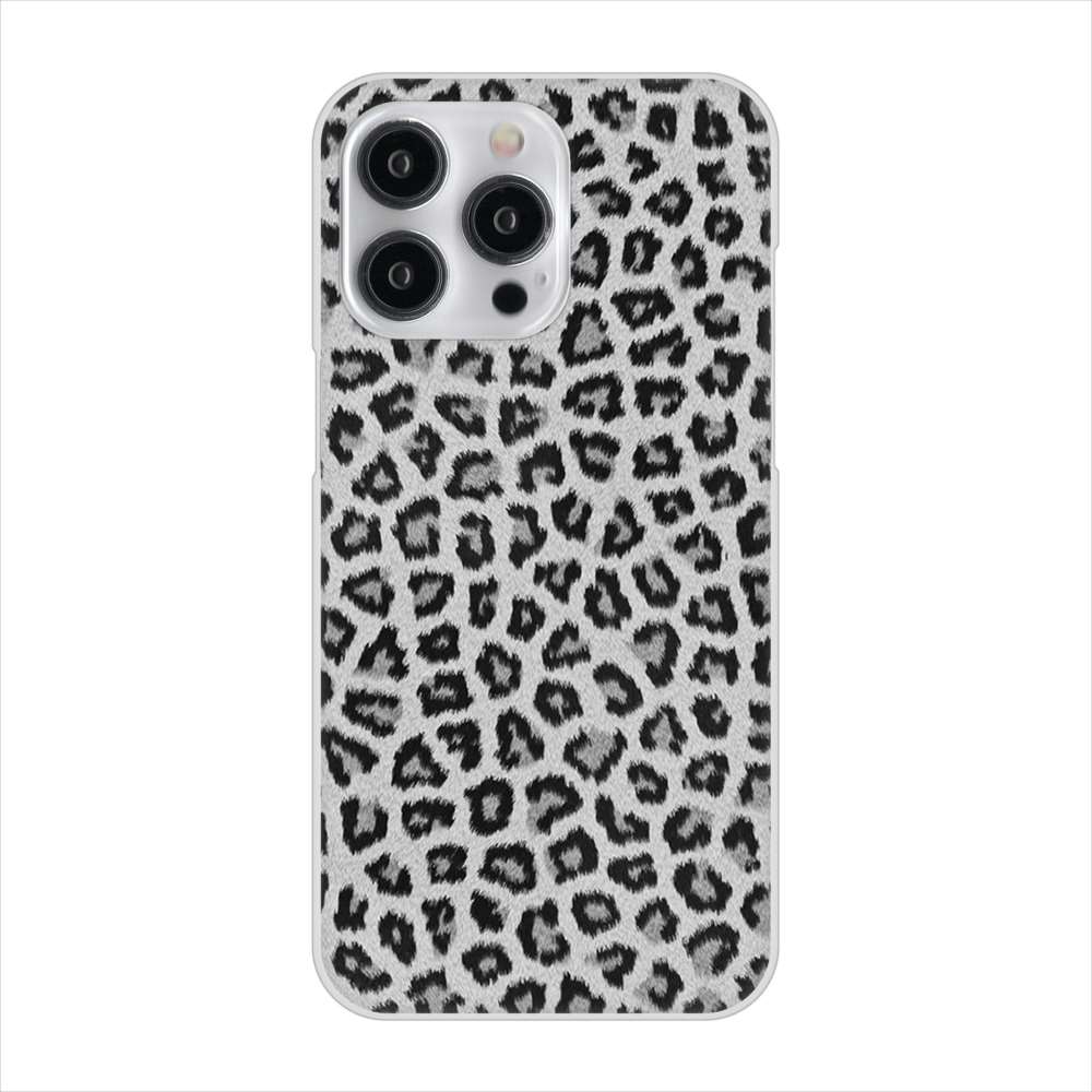 iPhone15 Pro Max 高画質仕上げ 背面印刷 ハードケースヒョウ柄ベーシックS