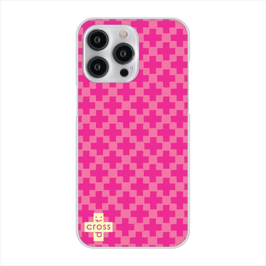 iPhone 15 Pro Max クロスドット ハードケース 背面印刷