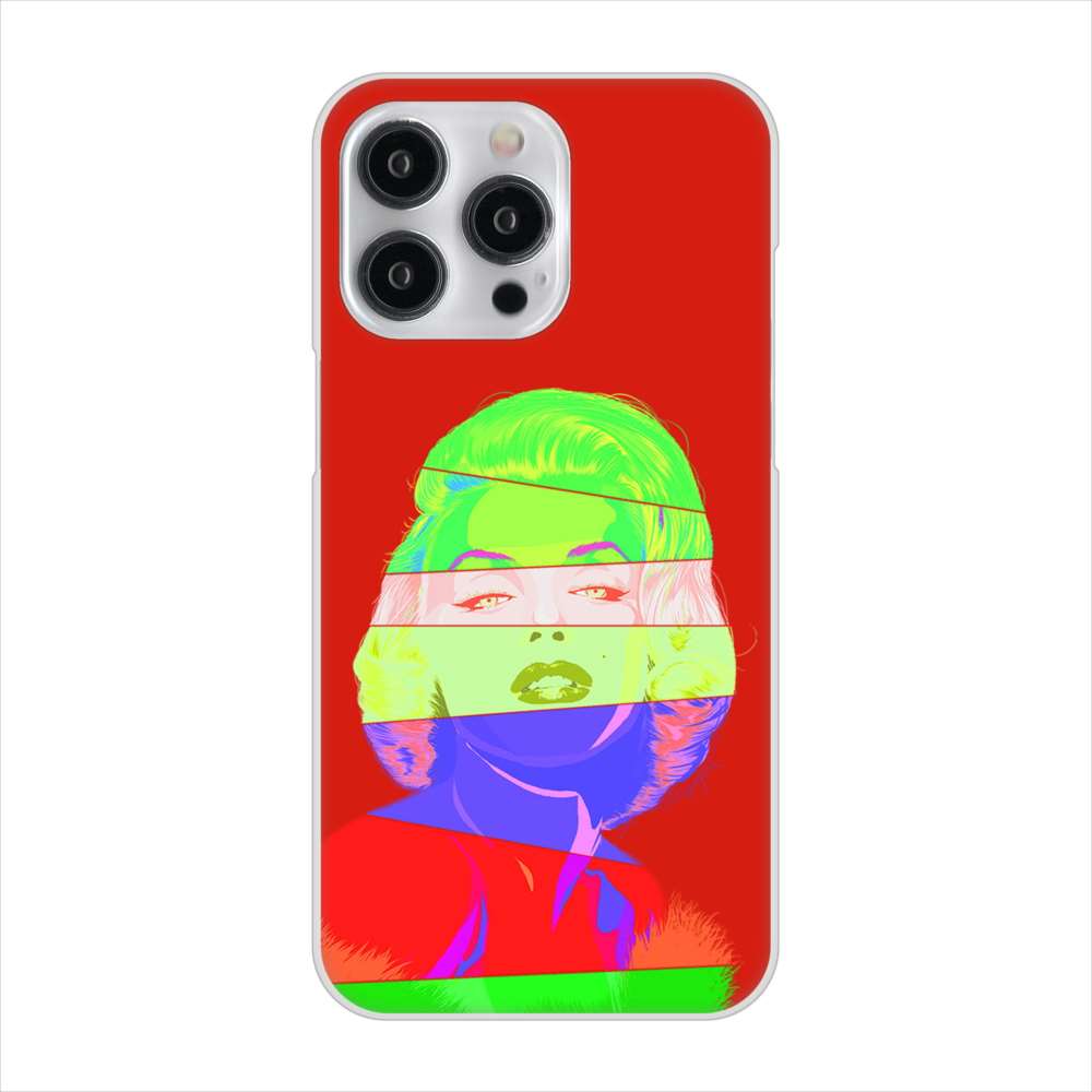 iPhone15 Pro Max 高画質仕上げ 背面印刷 ハードケースマリリンモンローデザイン