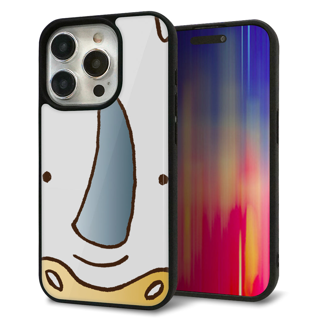 iPhone15 Pro 強化ガラス&TPUスマホケース ガラプリ【350 さい】