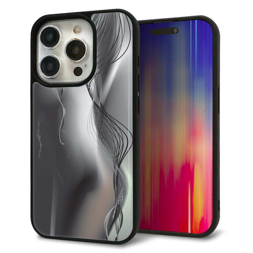 iPhone15 Pro 強化ガラス&TPUスマホケース ガラプリ【566 ボディウォール】