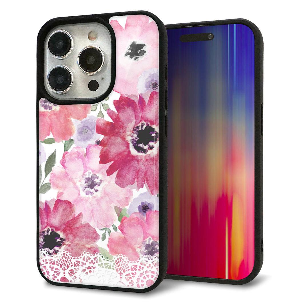 iPhone15 Pro 強化ガラス&TPUスマホケース ガラプリ【SC943 ドゥ・パフューム1】