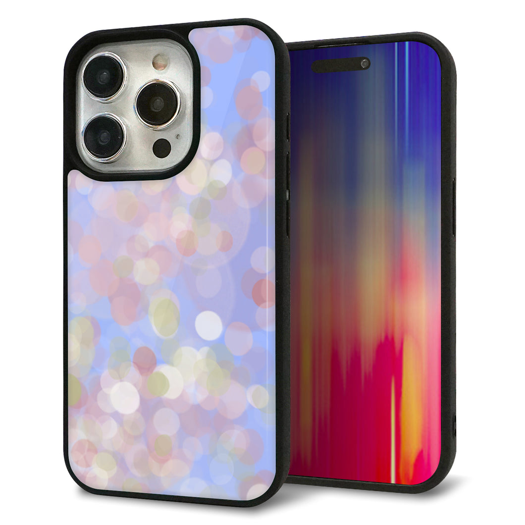 iPhone15 Pro 強化ガラス&TPUスマホケース ガラプリ【YJ293 デザイン】