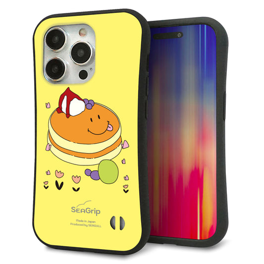 iPhone15 Pro スマホケース 「SEA Grip」 グリップケース Sライン 【MA901 パンケーキ】 UV印刷