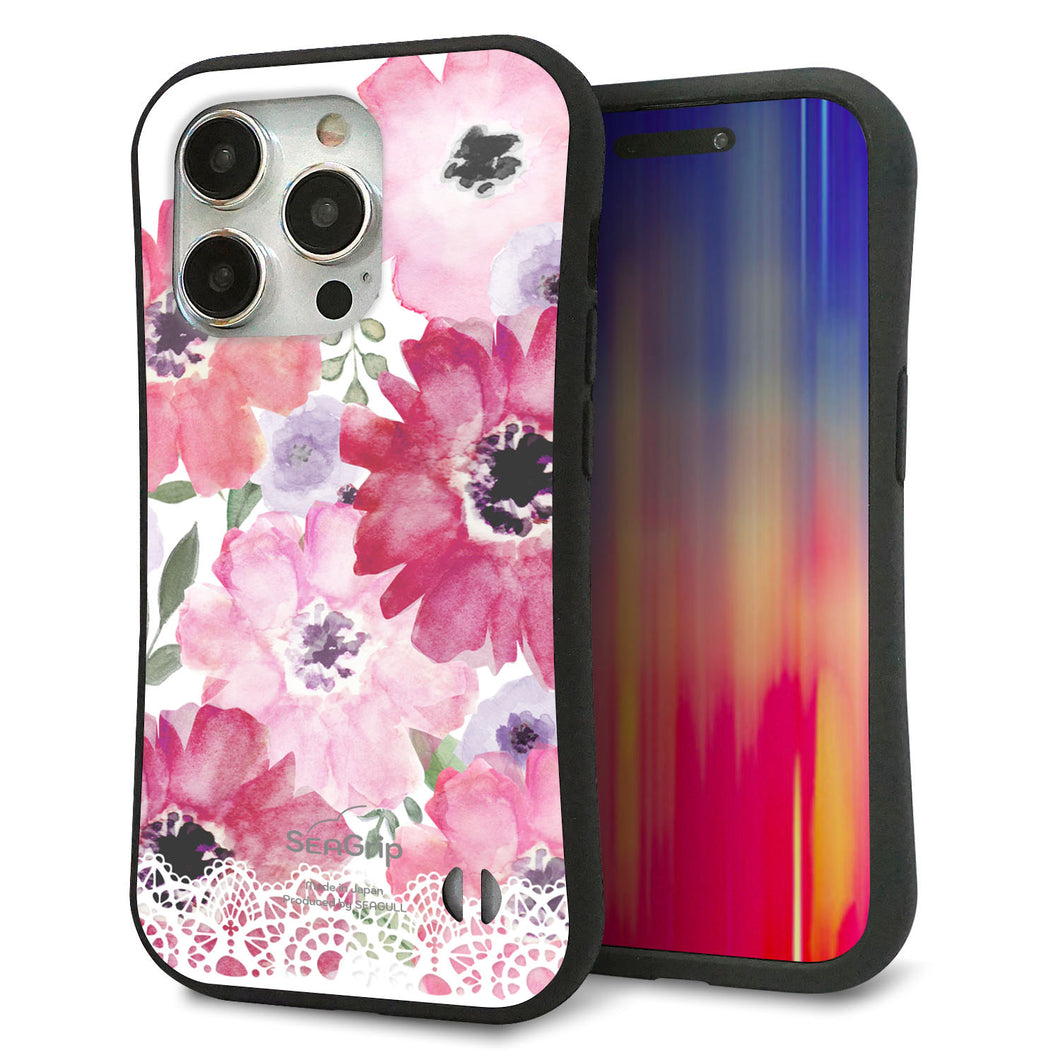 iPhone15 Pro スマホケース 「SEA Grip」 グリップケース Sライン 【SC943 ドゥ・パフューム1】 UV印刷