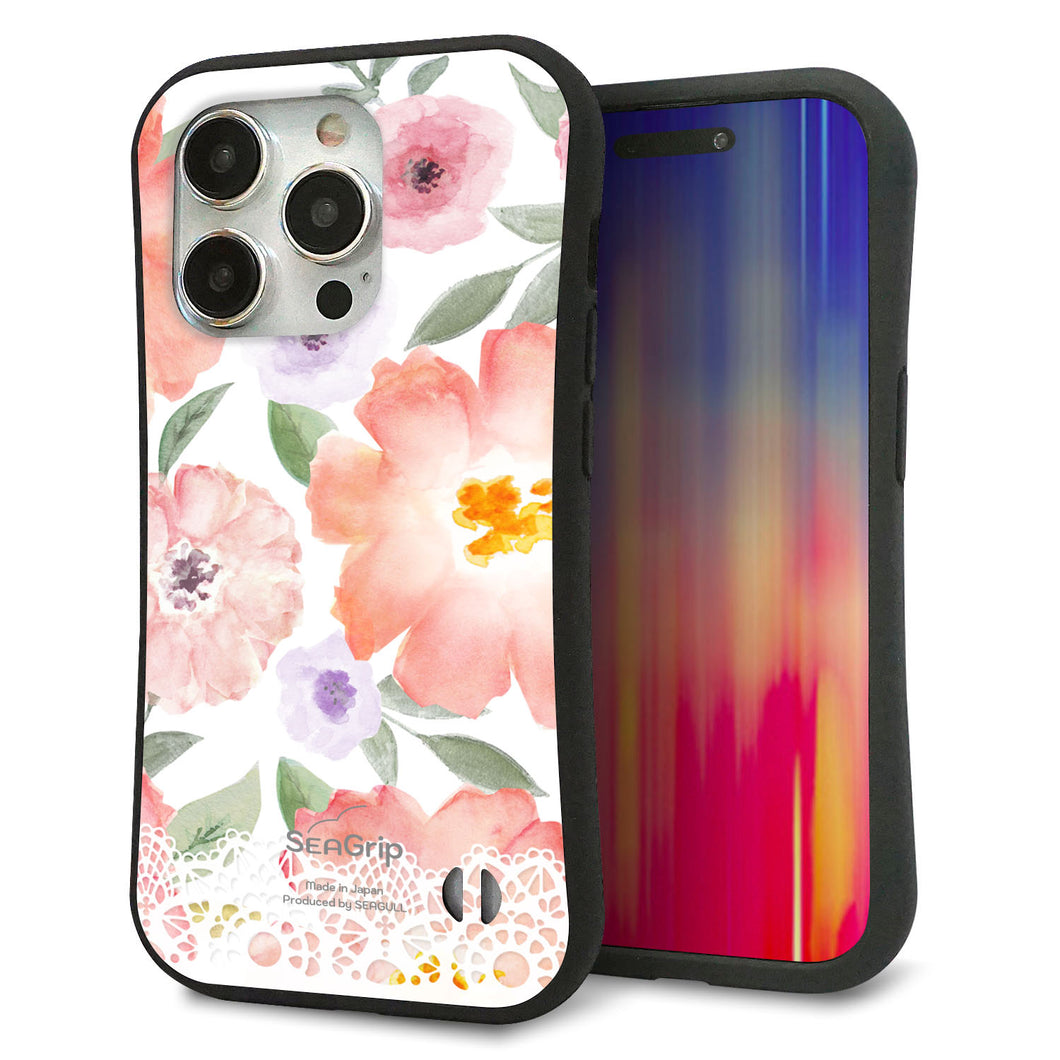 iPhone15 Pro スマホケース 「SEA Grip」 グリップケース Sライン 【SC944 ドゥ・パフューム2】 UV印刷