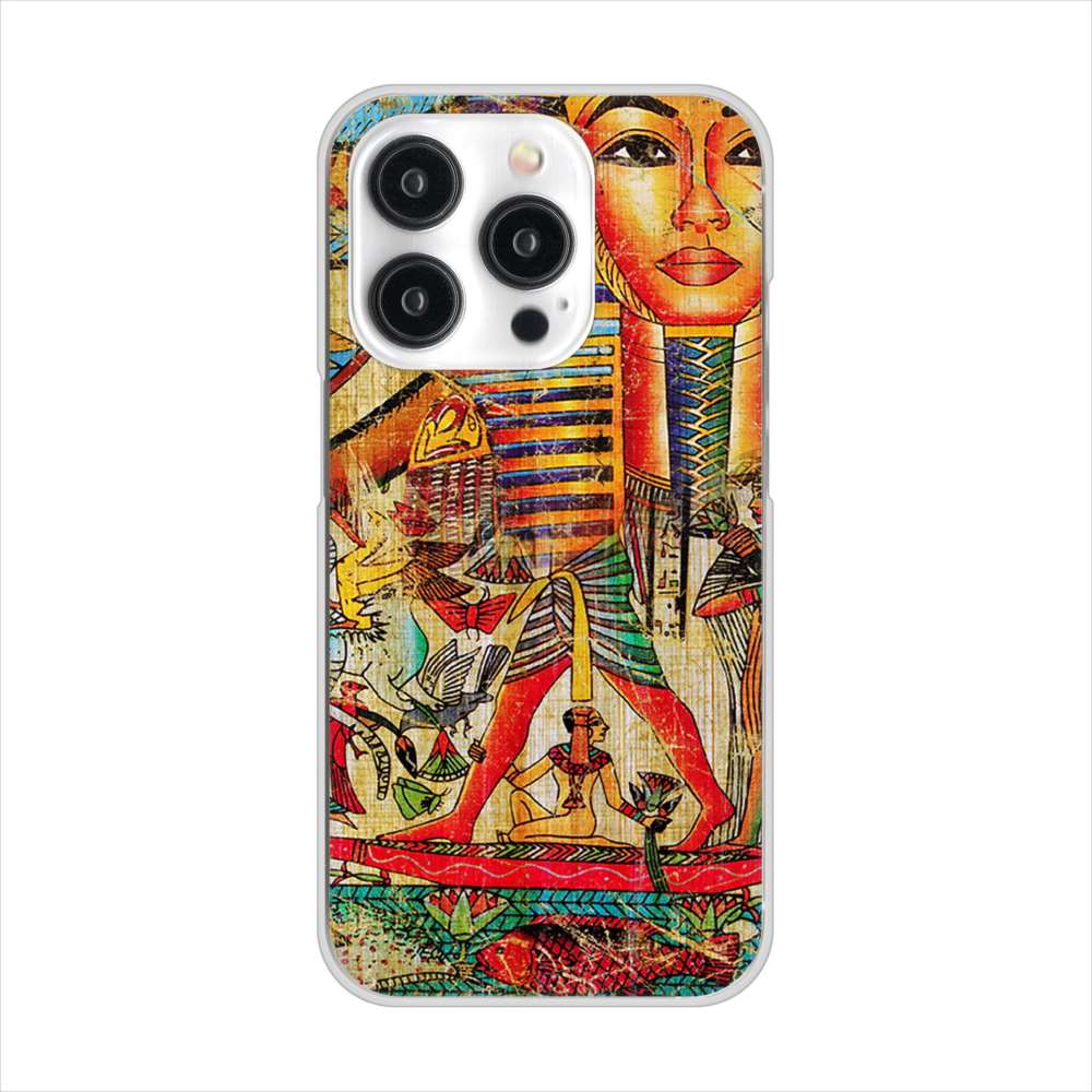 iPhone15 Pro 高画質仕上げ 背面印刷 ハードケース 【329 ナイル ツタンカーメン】