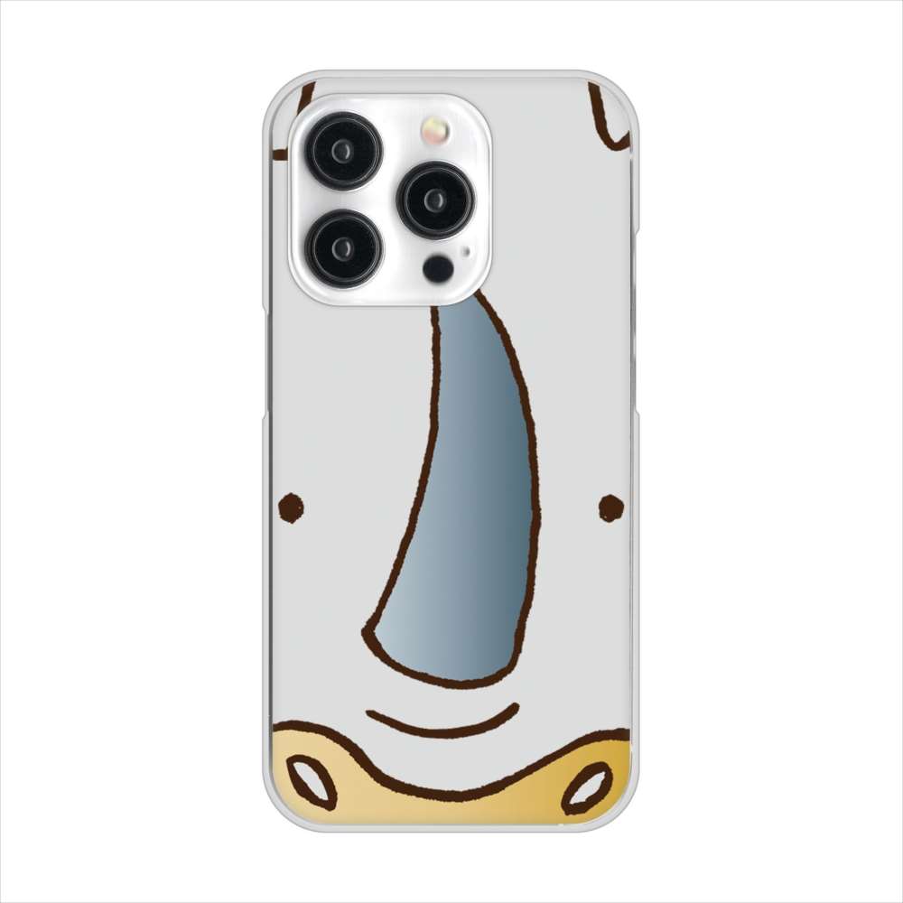 iPhone15 Pro 高画質仕上げ 背面印刷 ハードケースドアップアニマル