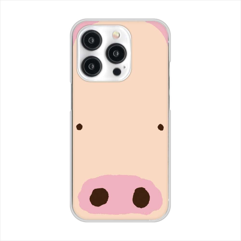 iPhone15 Pro 高画質仕上げ 背面印刷 ハードケースドアップアニマル