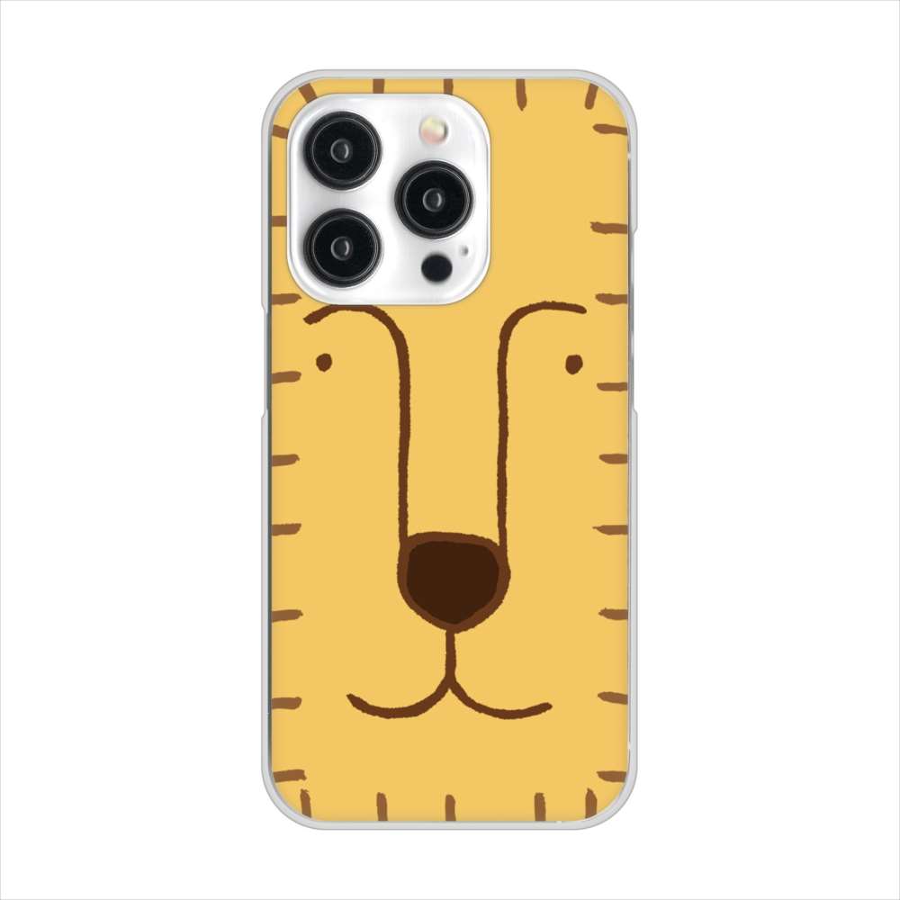 iPhone15 Pro 高画質仕上げ 背面印刷 ハードケースドアップアニマル