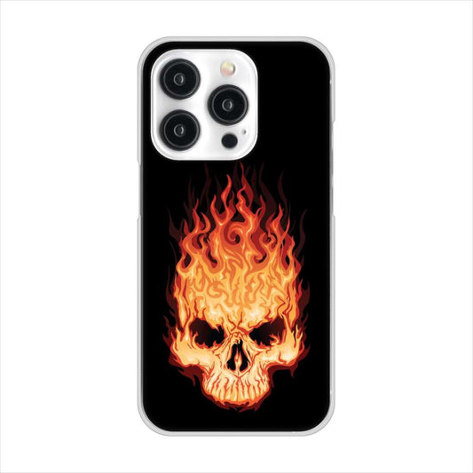 iPhone15 Pro 高画質仕上げ 背面印刷 ハードケース 【364 ドクロの怒り】