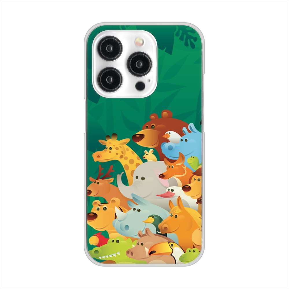 iPhone15 Pro 高画質仕上げ 背面印刷 ハードケース 【370 全員集合】