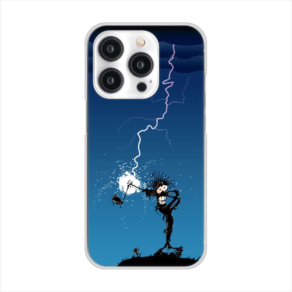 iPhone15 Pro 高画質仕上げ 背面印刷 ハードケース 【417 ゴルファーの苦難】