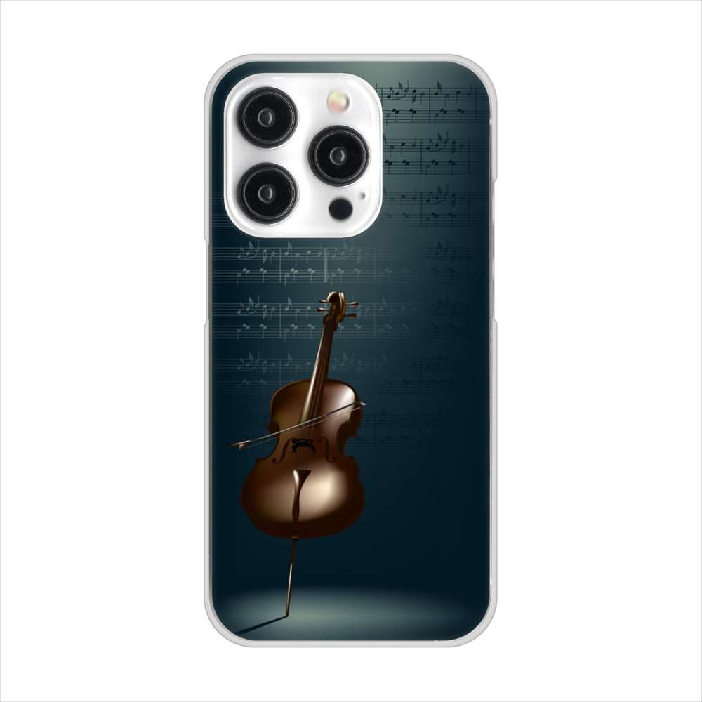 iPhone15 Pro 高画質仕上げ 背面印刷 ハードケース 【441 楽譜】