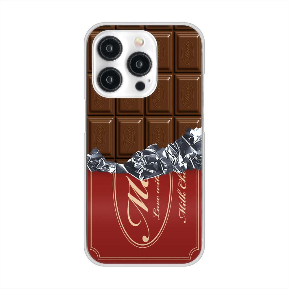 iPhone15 Pro 高画質仕上げ 背面印刷 ハードケース板チョコ
