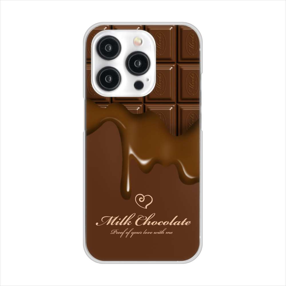 iPhone15 Pro 高画質仕上げ 背面印刷 ハードケース板チョコ