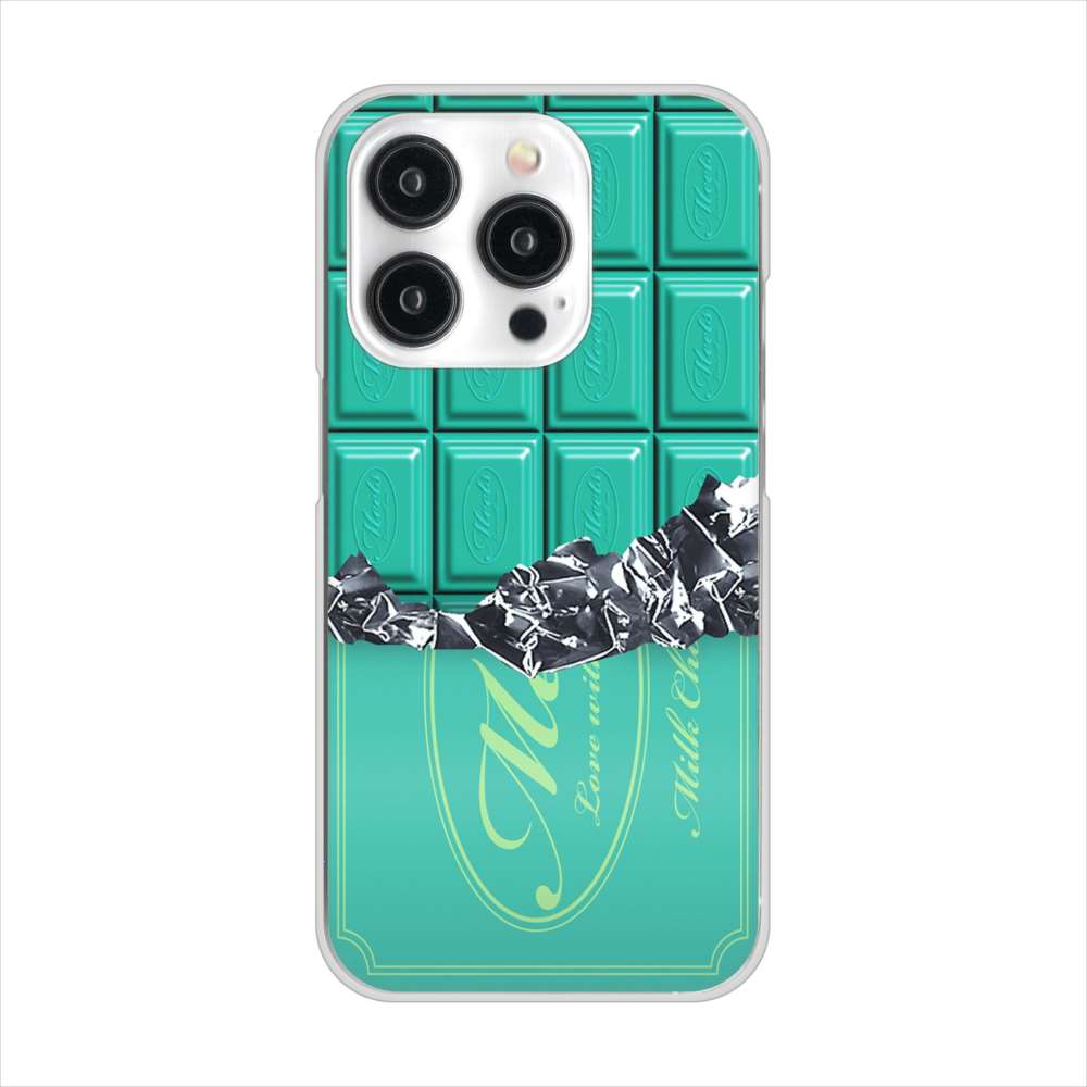 iPhone15 Pro 高画質仕上げ 背面印刷 ハードケース板チョコ