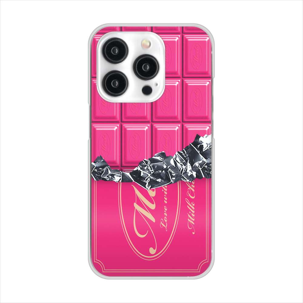 iPhone15 Pro 高画質仕上げ 背面印刷 ハードケース板チョコ