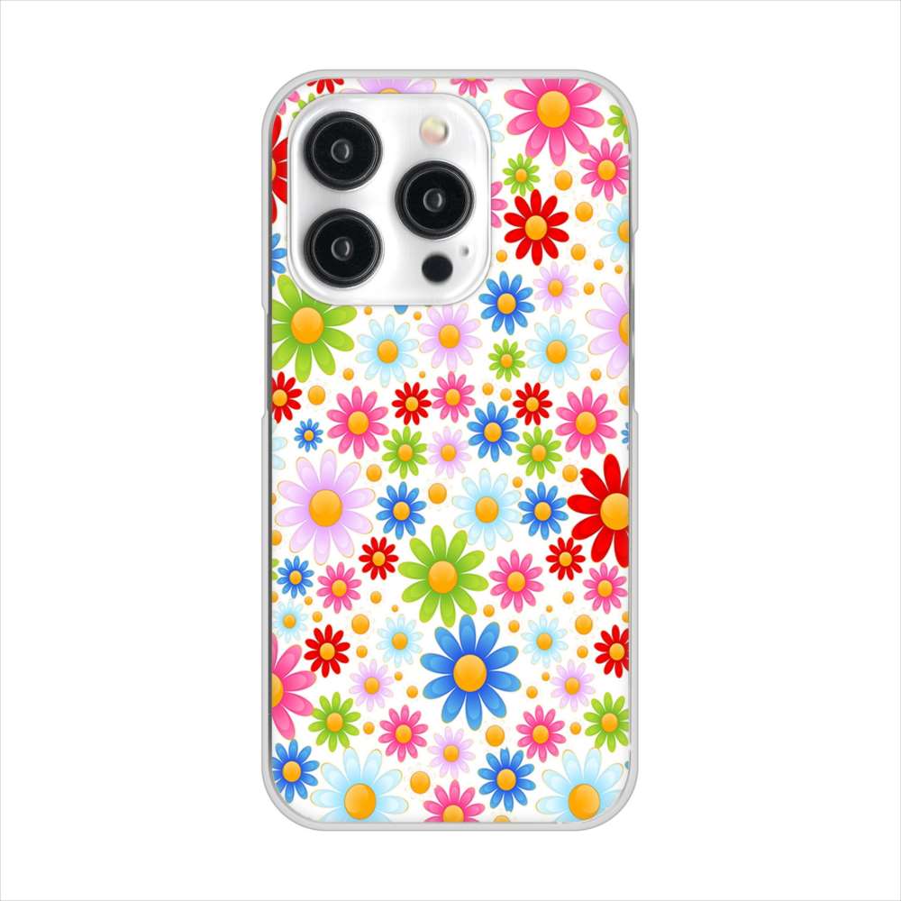 iPhone15 Pro 高画質仕上げ 背面印刷 ハードケースリバティプリント