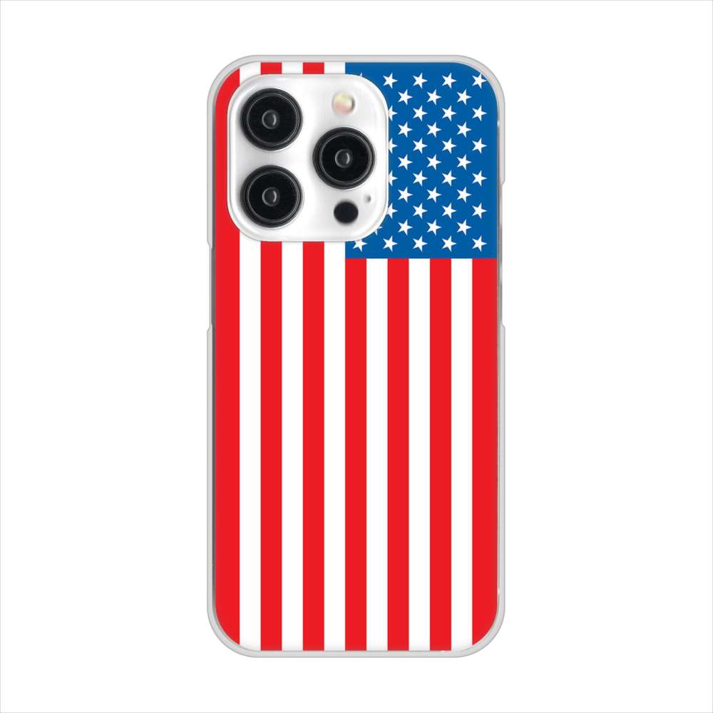 iPhone15 Pro 高画質仕上げ 背面印刷 ハードケース国旗