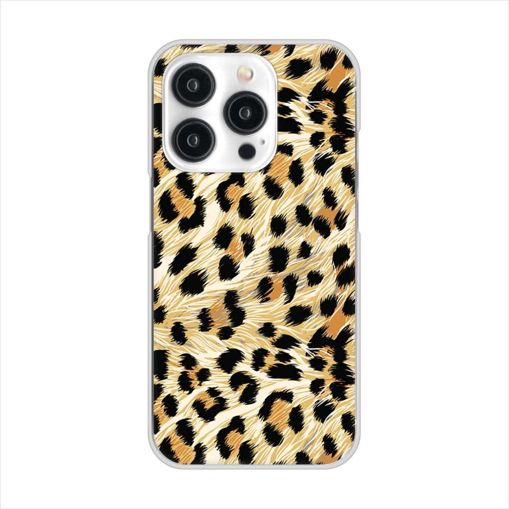 iPhone15 Pro 高画質仕上げ 背面印刷 ハードケースアニマル柄